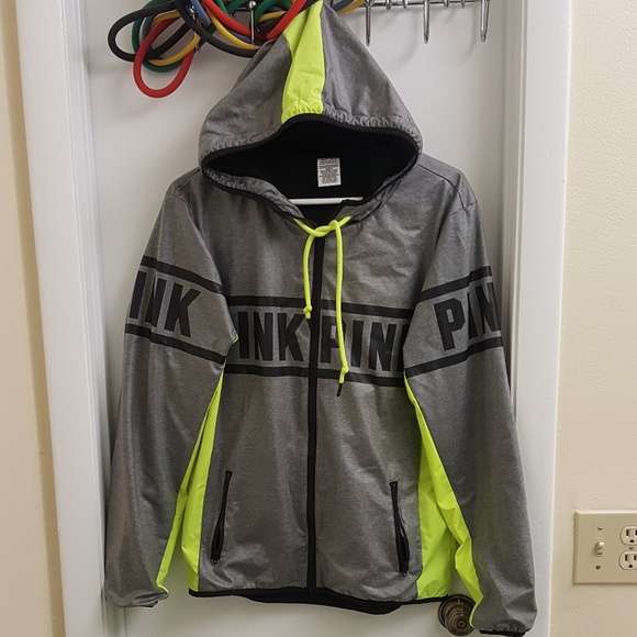 PINK Victoria's Secret Jackets & Blazers - RARE VS PINK fleece lined windbreaker  size xs/s